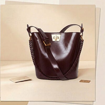 حقيبة برغندا